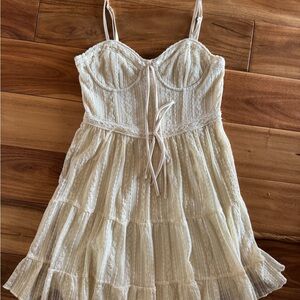 Jessica Simpson Cream Lace Dress